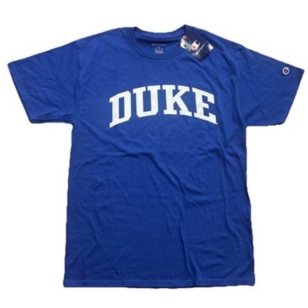 New Champion Duke Blue Devils Tshirt Adult Medium Short Sleeve Blue